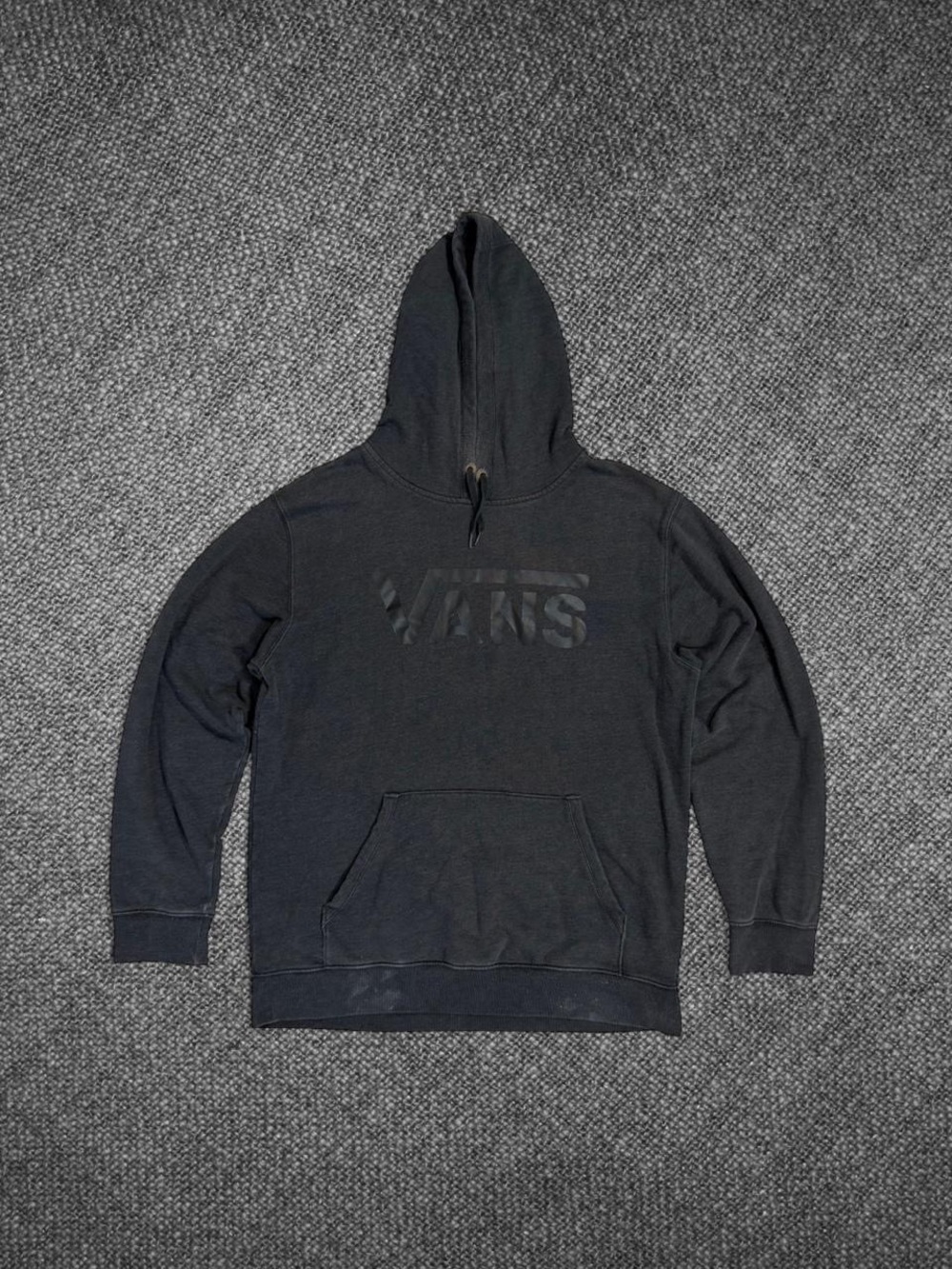 Vans Dark Gray Embossed Logo Hoodie